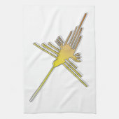 Golden Nazca Lines Hummingbird Handtuch (Vertikal)