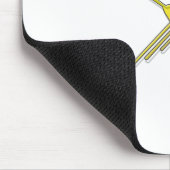 Golden Nazca Lines Hummingbird Mousepad (Ecke)