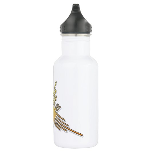 Golden Nazca Lines Hummingbird Trinkflasche (Rechts)