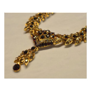 Golden Necklace Fotodruck