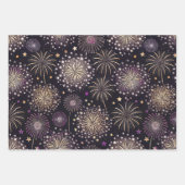 Golden New Year Geschenkpapier Set (Vorderseite)