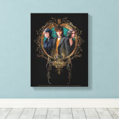 Golden Newt, Tina und Leta Leinwanddruck (Insitu (Holzboden))