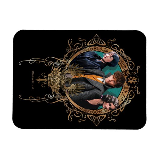 Golden Newt, Tina und Leta Magnet (Horizontal)