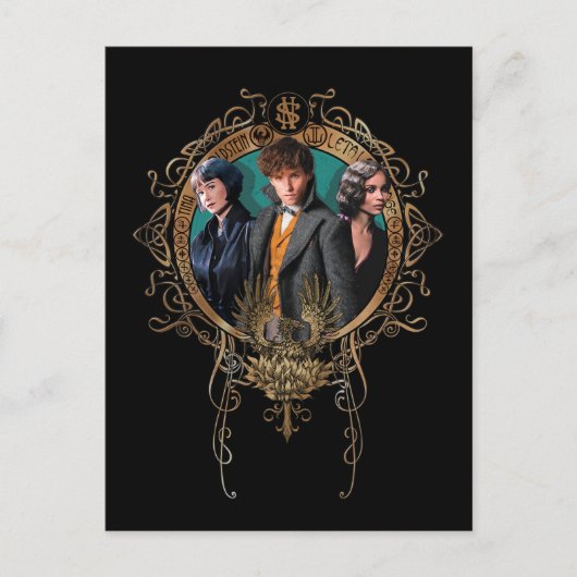 Golden Newt, Tina und Leta Postkarte (Vorderseite)