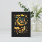 Golden Nights of Ramadan Postkarte (Stehend Vorderseite)
