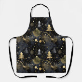 Golden Noir Christmas  Schürze (Vorderseite)