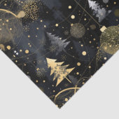 Golden Noir Christmas  Seidenpapier (Detail)
