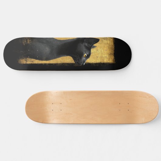 Golden Noir Skateboard (Horizontal)