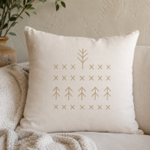 Golden Nordic Threads Wurfkissen