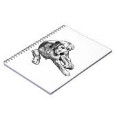Golden Notes mit Dot Charm Notizblock (Linke Seite)