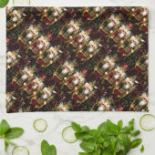 Golden Nutcracker Weihnachten Geschirrtuch (Gefaltet)