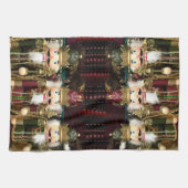 Golden Nutcracker Weihnachten Geschirrtuch (Horizontal)