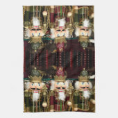 Golden Nutcracker Weihnachten Geschirrtuch (Vertikal)