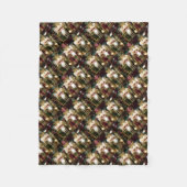 Golden Nutcrackers Fleecedecke (Vorderseite)