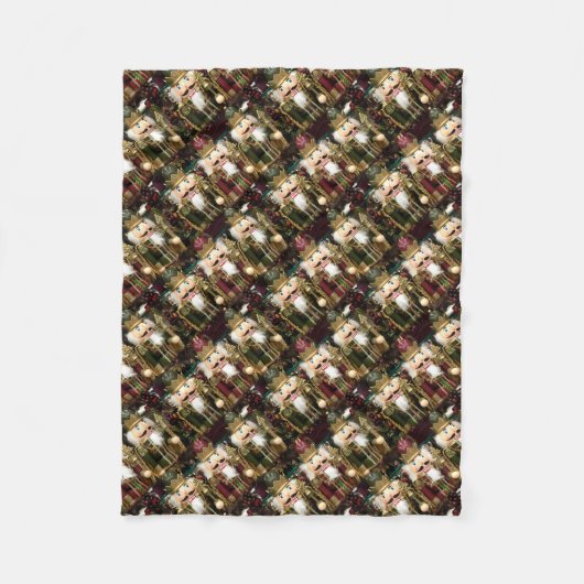 Golden Nutcrackers Fleecedecke (Vorderseite)