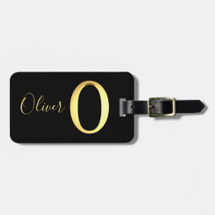 Golden O Name Gepäck Tag Gepäckanhänger