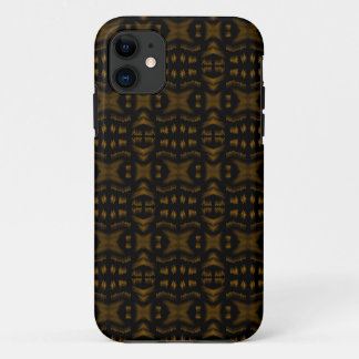 Golden Obsidian Tribal Ikat Pattern Case-Mate iPhone Hülle