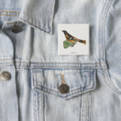Golden oder Baltimore Oriole (Icterus galbula) Button (Beispiel)