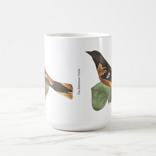 Golden oder Baltimore Oriole (Icterus galbula) Kaffeetasse (Mittel)