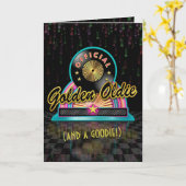 Golden Oldie Birthday Card Karte (Gelbe Blume)