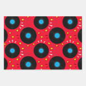 Golden Oldie Retro Vinyl Platten Geschenkpapier Set (Vorderseite 2)