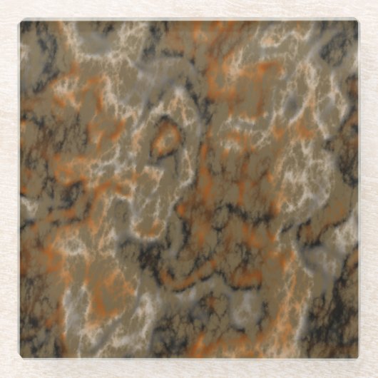 Golden Olive Marmor Glasuntersetzer (Vorderseite)