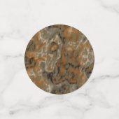 Golden Olive Marmor Konfetti (Klein Vorderseite)