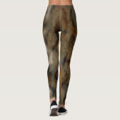 Golden Olive Marmor Leggings (Rückseite)