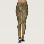 Golden Olive Marmor Leggings (Rückseite)