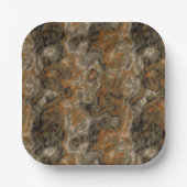 Golden Olive Marmor Pappteller (Vorderseite)