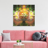 Golden Om Dreams Leinwand (Insitu (Wohnzimmer))