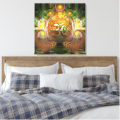 Golden Om Dreams Leinwand (Insitu (Schlafzimmer))
