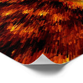 Golden Om Fraktal mandala Poster (Ecke)