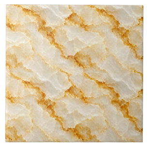 Golden Onyx Marmor Luxus-Muster Nahtlos Fliese