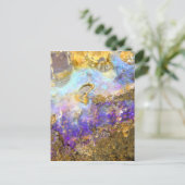 Golden Opal Postkarte (Stehend Vorderseite)