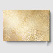 Golden Opulence Weihnachten Blumenzehen Gästebuch (Rückseite)