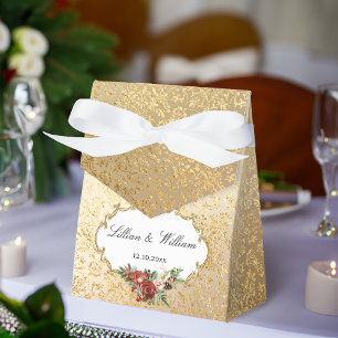 Golden Opulence Weihnachten Blumenzehen Geschenkschachtel