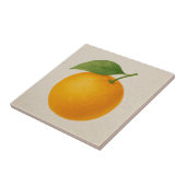 Golden Orange - Aquarellnuancen Fliese (Seite)