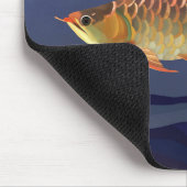 Golden Orange Arowana Mousepad (Ecke)