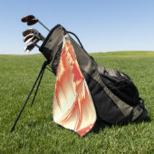 Golden orange bis beige, extrem, grob digitalisier golfhandtuch (Gras)