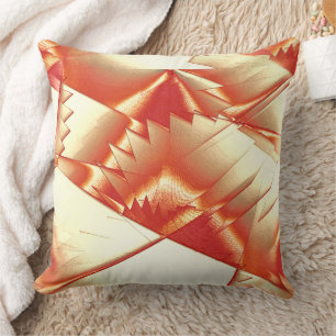 Golden orange bis beige, extrem, grob digitalisier kissen