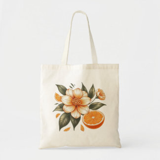 Golden Orange Blossom mit Orange Tragetasche