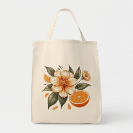 Golden Orange Blossom mit Orange Tragetasche