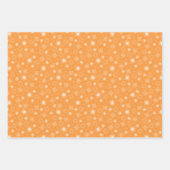 Golden Orange Christmas Forest Village Birds Geschenkpapier Set (Vorderseite 2)