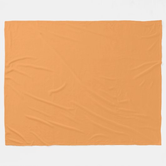 Golden Orange Fleecedecke (Vorderseite (Horizontal))