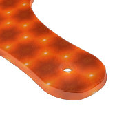 Golden Orange Honeycomb Hexagon Muster Schneidebrett (Ecke)