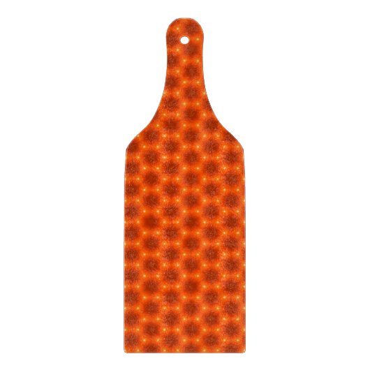 Golden Orange Honeycomb Hexagon Muster Schneidebrett (Vorderseite)