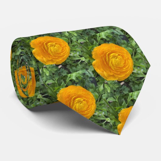 Golden Orange Krawatte (Gerollt)