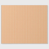 Golden/Orange Stars Muster Geschenkpapier (Flach)