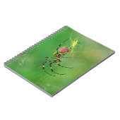 Golden Orb Weaver Spider Notebook Notizblock (Linke Seite)